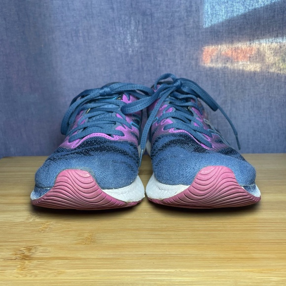 ASICS Gel-Nimbus 23 Women’s Running Shoes Sz 10.5 Navy Pink/Purple Sneakers NICE - Picture 6 of 12